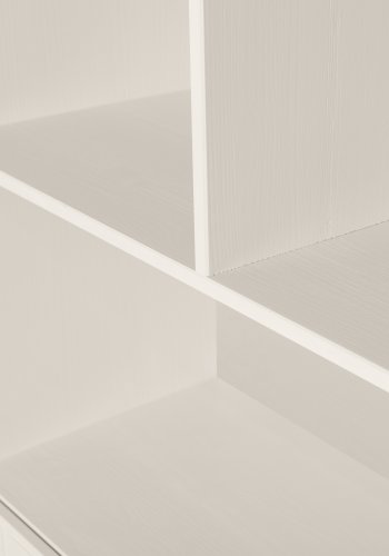 WOOOD EXCLUSIVE Miller skab, m. 2 lger og hylder - dust fyrretr