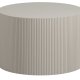 WOOOD EXCLUSIVE Sanne sidebord, rund - antik beige MDF (60)