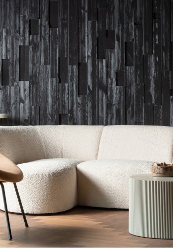 WOOOD EXCLUSIVE Sanne sidebord, rund - antik beige MDF (60)