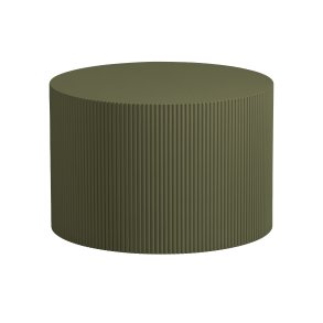 WOOOD EXCLUSIVE Sanne sidebord, rund - army grn MDF (60)