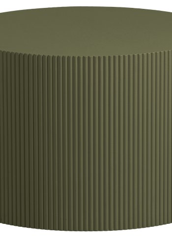 WOOOD EXCLUSIVE Sanne sidebord, rund - army grn MDF (60)