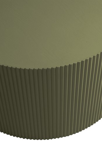 WOOOD EXCLUSIVE Sanne sidebord, rund - army grn MDF (60)