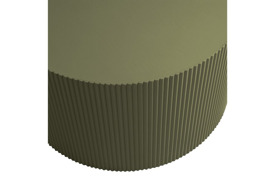 WOOOD EXCLUSIVE Sanne sidebord, rund - army grn MDF (60)