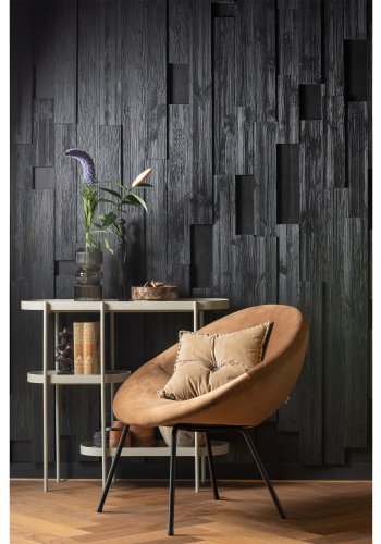 WOOOD EXCLUSIVE Noan sidebord, m. 3 bordplader - antik beige MDF og metal (90x28)