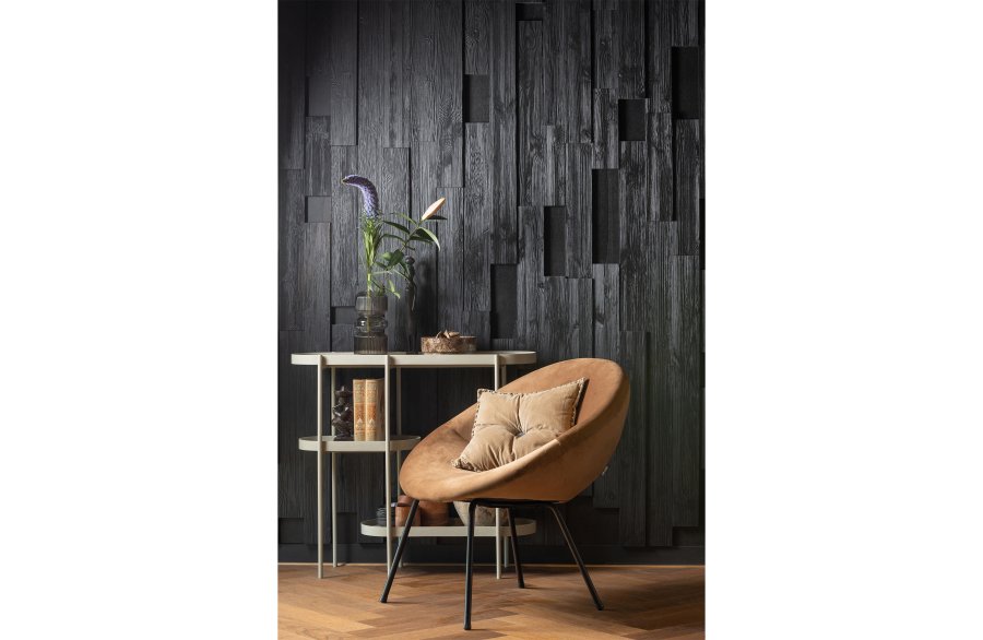 WOOOD EXCLUSIVE Noan sidebord, m. 3 bordplader - antik beige MDF og metal (90x28)