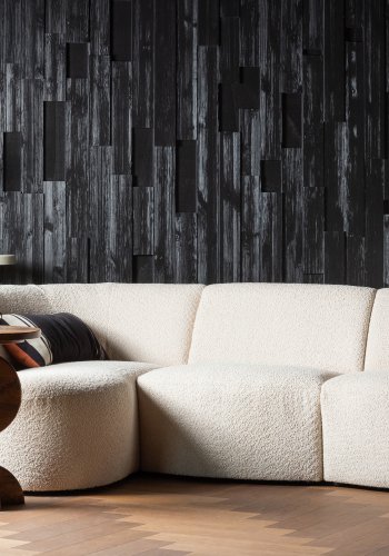 WOOOD EXCLUSIVE Noan sidebord, m. 3 bordplader - antik beige MDF og metal (90x28)