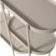 WOOOD EXCLUSIVE Noan sidebord, m. 3 bordplader - antik beige MDF og metal (90x28)
