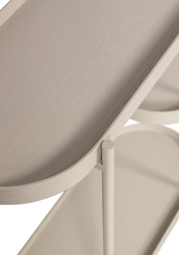 WOOOD EXCLUSIVE Noan sidebord, m. 3 bordplader - antik beige MDF og metal (90x28)