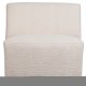 WOOOD EXCLUSIVE Coco sofamodul, 1-seat - creme bouclé polyester