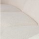 WOOOD EXCLUSIVE Coco sofamodul, 1-seat - creme bouclé polyester
