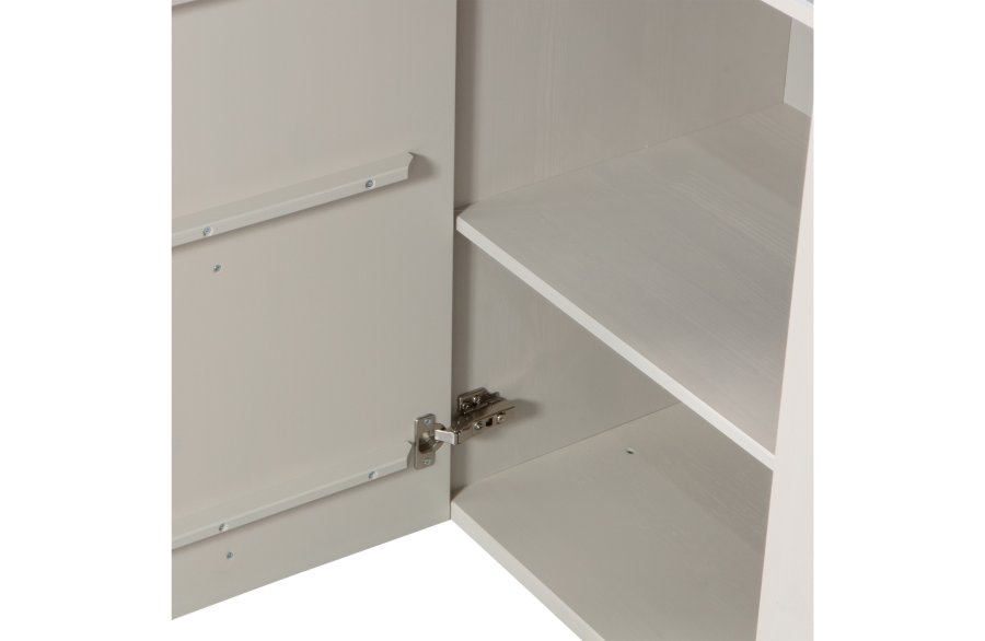 WOOOD EXCLUSIVE Basu sknk, m. 3 lger og 2 hylder - dust fyrretr