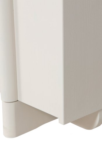 WOOOD EXCLUSIVE Basu skab, m. 2 lger, 1 skuffe og 5 hylder - dust fyrretr