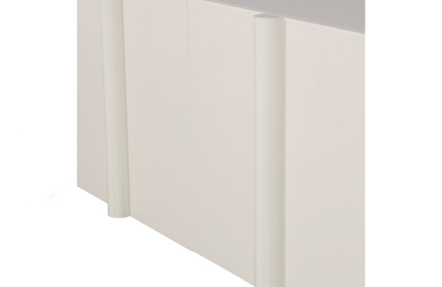 WOOOD EXCLUSIVE Basu TV-bord, m. 3 lger og 2 hylder - dust fyrretr (200x46)