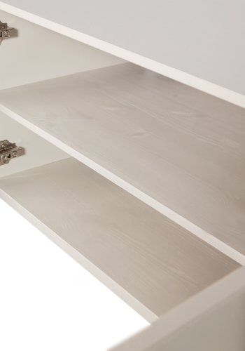 WOOOD EXCLUSIVE Basu TV-bord, m. 3 lger og 2 hylder - dust fyrretr (200x46)