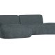 WOOOD EXCLUSIVE Polly sofa, m. venstre chaiselong - bl-grn polyester