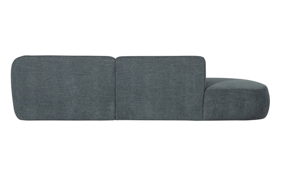 WOOOD EXCLUSIVE Polly sofa, m. hjre chaiselong - bl-grn polyester