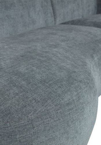 WOOOD EXCLUSIVE Polly sofa, m. hjre chaiselong - bl-grn polyester