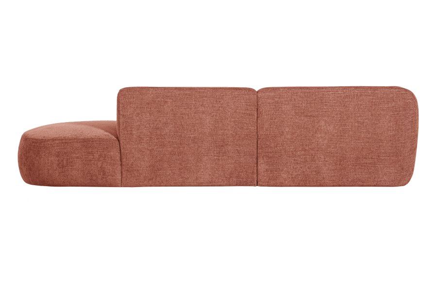 WOOOD EXCLUSIVE Polly sofa, m. venstre chaiselong - lyserd polyester