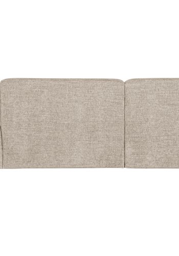WOOOD EXCLUSIVE Polly sofa, m. venstre chaiselong - sand polyester