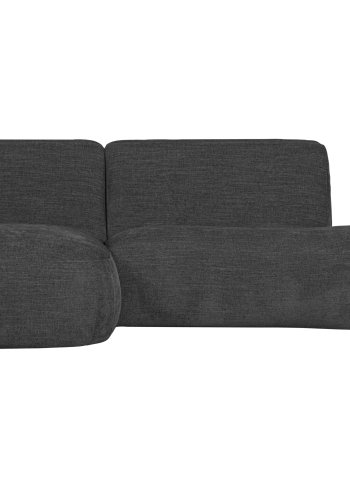 WOOOD EXCLUSIVE Polly sofa, m. venstre chaiselong - gr polyester
