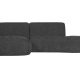 WOOOD EXCLUSIVE Polly sofa, m. venstre chaiselong - gr polyester