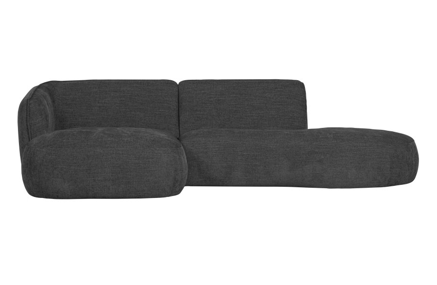 WOOOD EXCLUSIVE Polly sofa, m. venstre chaiselong - gr polyester