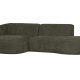 WOOOD EXCLUSIVE Polly sofa, m. venstre chaiselong - grn polyester