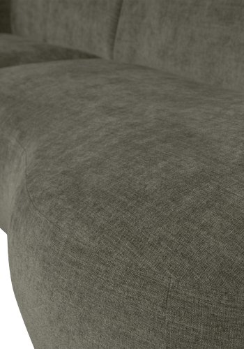 WOOOD EXCLUSIVE Polly sofa, m. venstre chaiselong - grn polyester