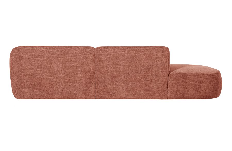 WOOOD EXCLUSIVE Polly sofa, m. hjre chaiselong - lyserd polyester