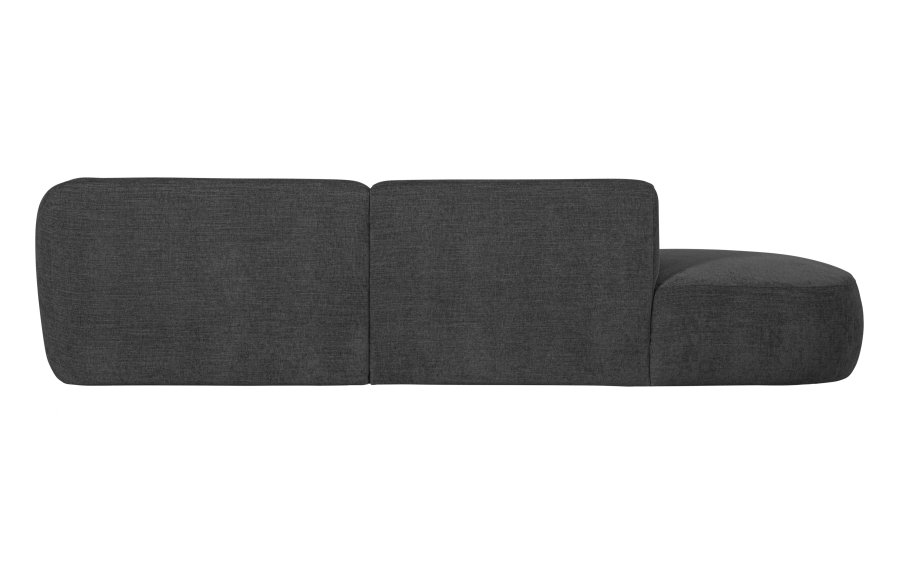 WOOOD EXCLUSIVE Polly sofa, m. hjre chaiselong - gr polyester