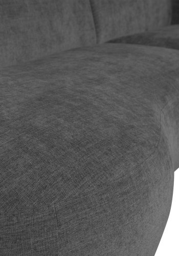 WOOOD EXCLUSIVE Polly sofa, m. hjre chaiselong - gr polyester
