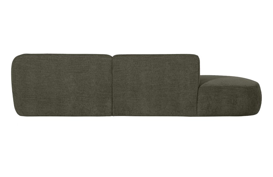 WOOOD EXCLUSIVE Polly sofa, m. hjre chaiselong - grn polyester