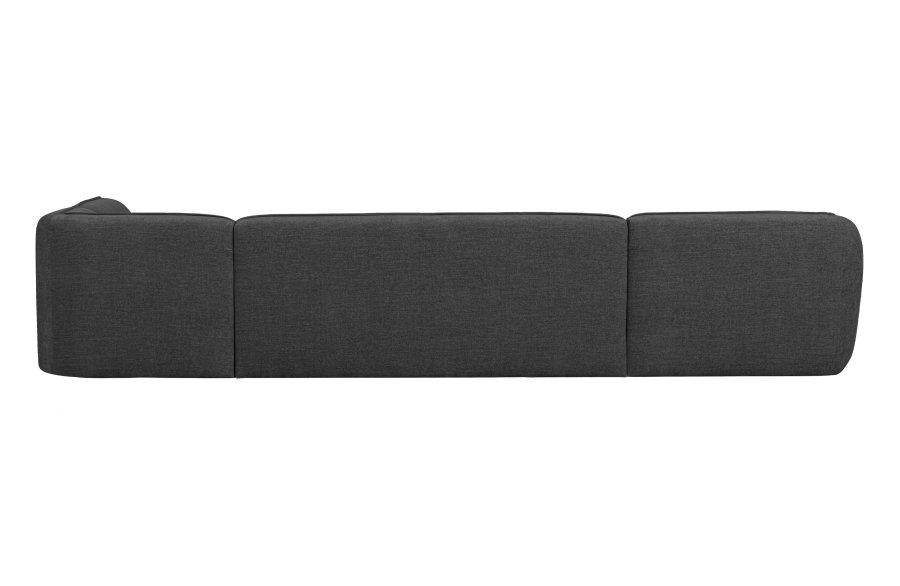 WOOOD EXCLUSIVE Polly sofa U-form, hjre - gr polyester