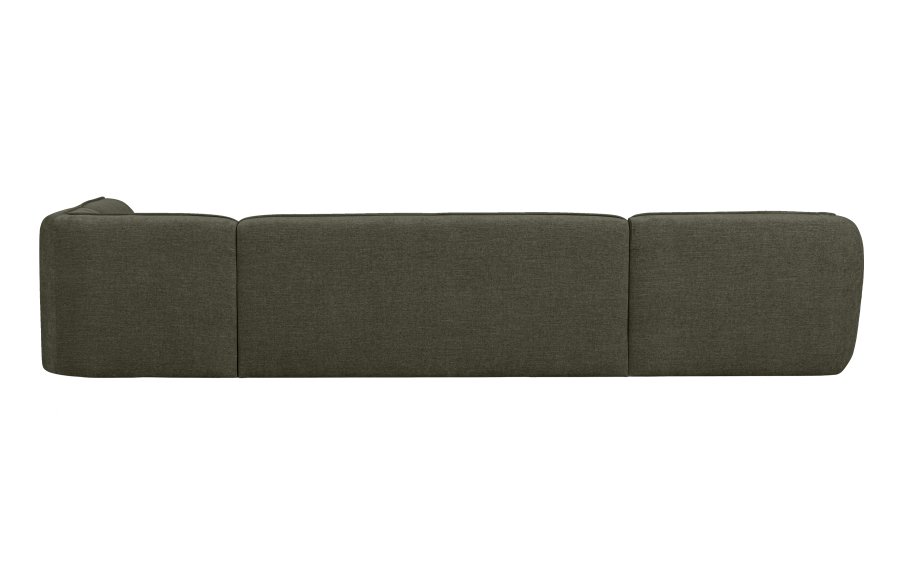WOOOD EXCLUSIVE Polly sofa U-form, hjre - grn polyester