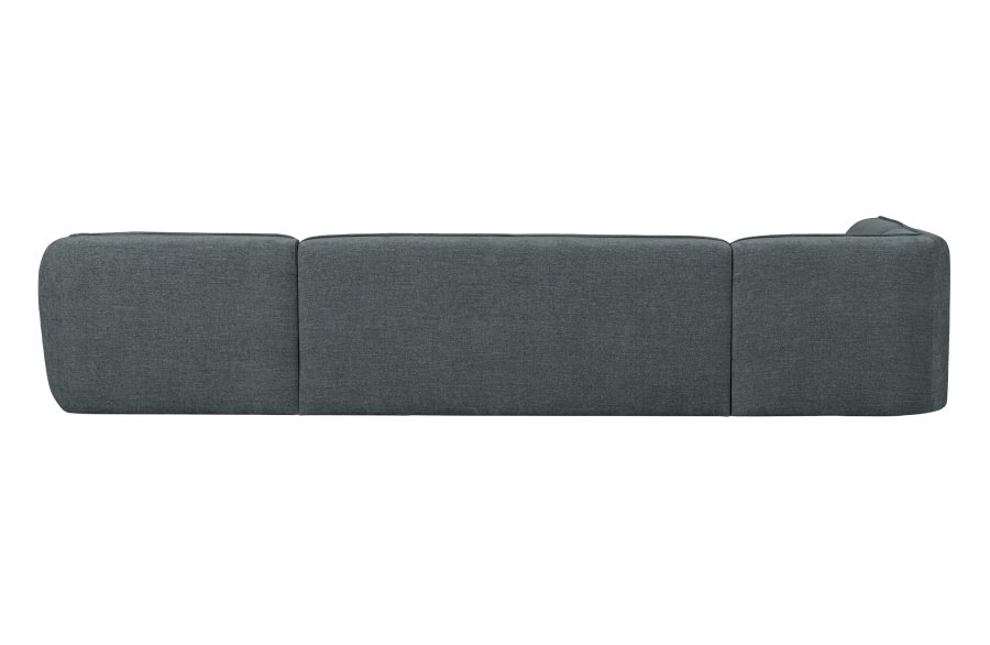 WOOOD EXCLUSIVE Polly sofa U-form, venstre - bl-grn polyester