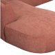 WOOOD EXCLUSIVE Polly sofa U-form, venstre - lyserd polyester