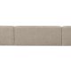 WOOOD EXCLUSIVE Polly sofa U-form, venstre - sand polyester