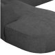 WOOOD EXCLUSIVE Polly sofa U-form, venstre - gr polyester