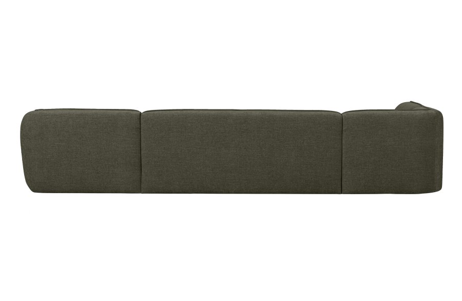 WOOOD EXCLUSIVE Polly sofa U-form, venstre - grn polyester
