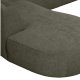 WOOOD EXCLUSIVE Polly sofa U-form, venstre - grn polyester