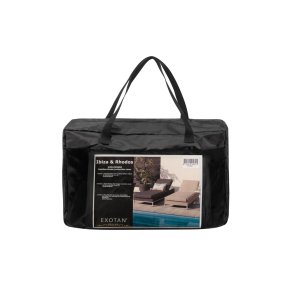 EXOTAN Rhodos beskyttelsesovertrk til liggestol - sort