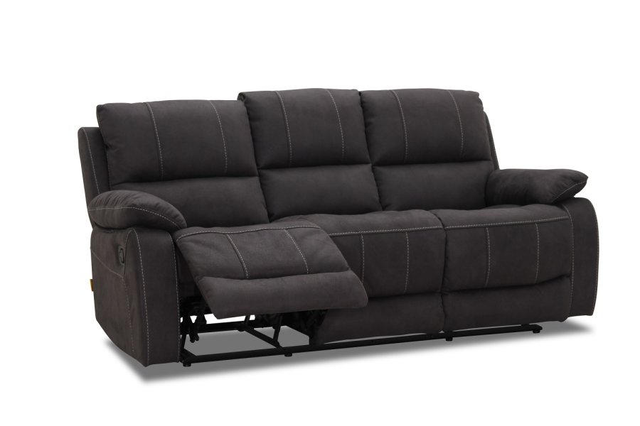 HAGA Texas 3 pers. recliner sofa - grt stof