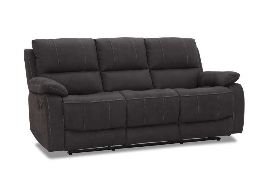 HAGA Texas 3 pers. recliner sofa - grt stof