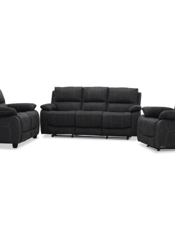HAGA Texas 3 pers. recliner sofa - grt stof