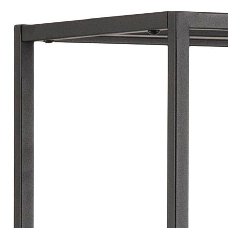 ACT NORDIC Newcastle bogreol, m. 6 hylder - sort metal