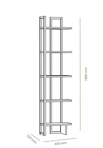 NORDVÄRK Alice bogreol, egSort