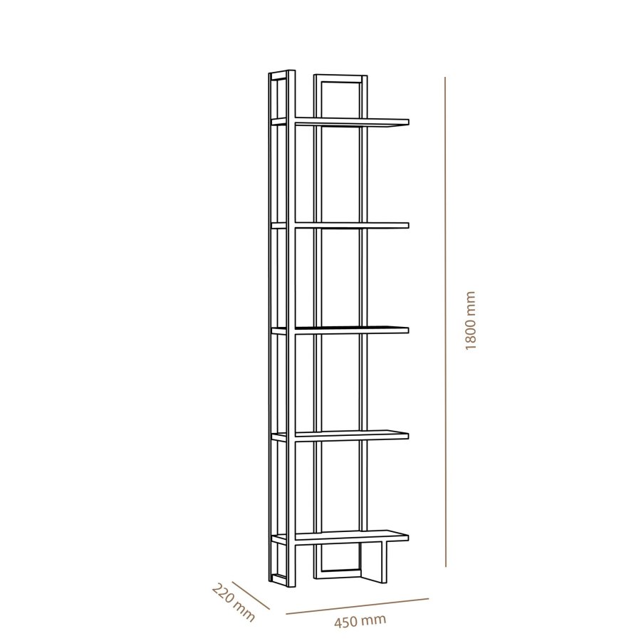 NORDVÄRK Alice bogreol, egSort