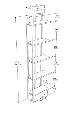 NORDVÄRK Alice bogreol, egSort