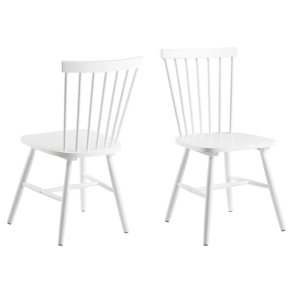 ACT NORDIC Riano spisebordsstol - hvid birketr