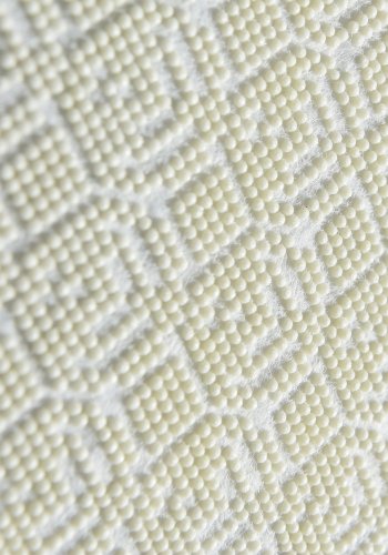 TEPPI Rainbow gulvtppe til brn, halvrund - multifarvet polyester (85x160)